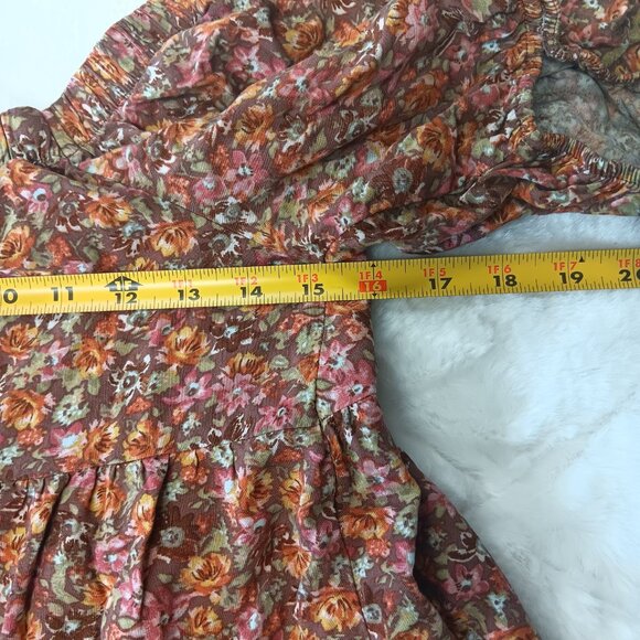 floral tunic top/dress cottagecore style - Picture 9 of 14